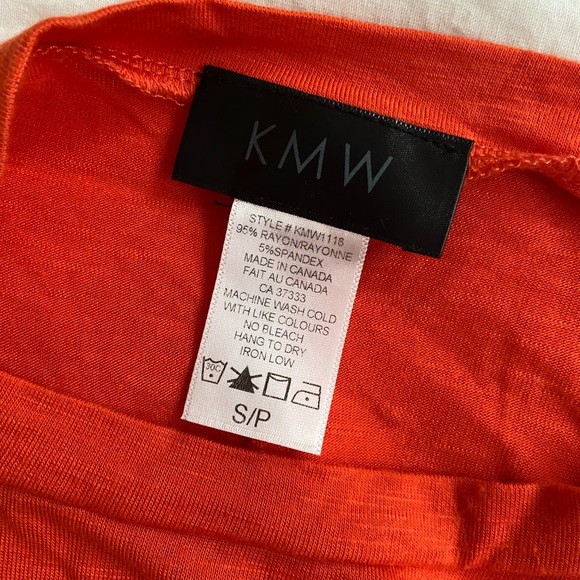 Orange Light Weight Dolman Top - Picture 2 of 2